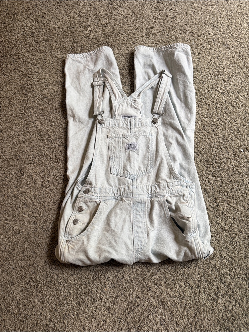 Light Wash Women's Denim Carpenter Overalls